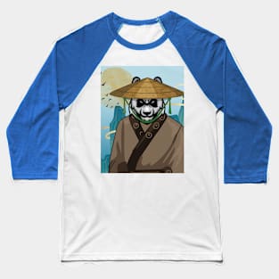 Wandering Samurai Kung Fu Fierce Panda Baseball T-Shirt